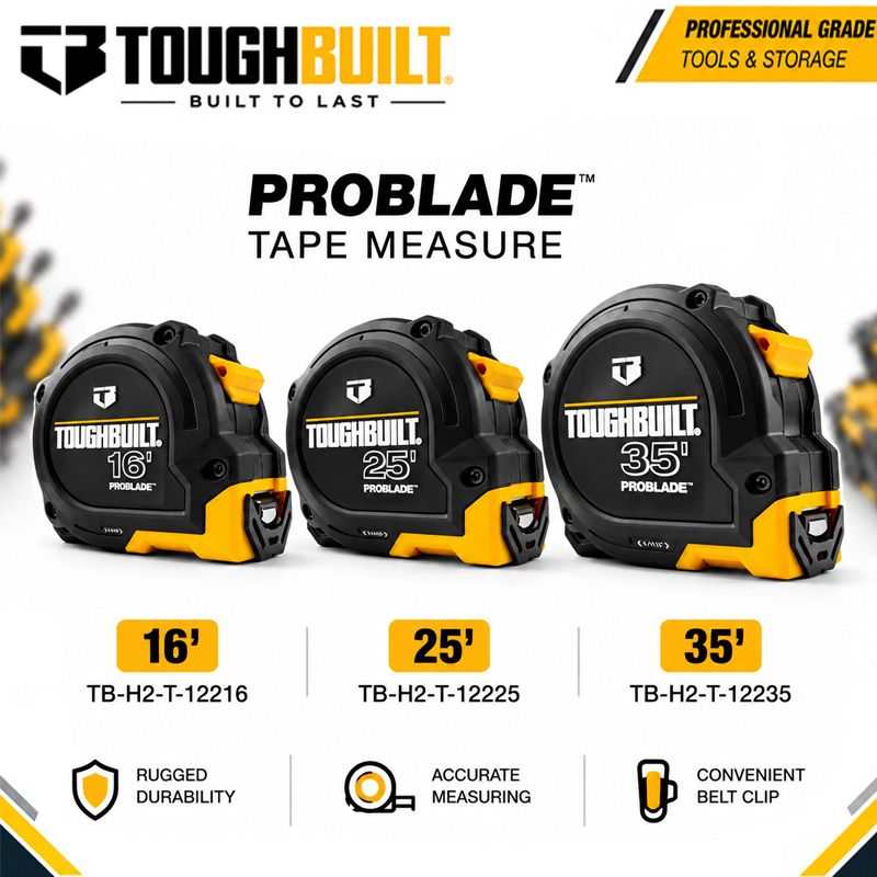 TOUGHBUILT 16ft/25ft/35ft Seri - Stanley Tape 25Ft 评论和价格
